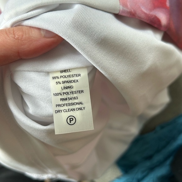 Calvin Klein Floral Dress Size 2 - Picture 3 of 6